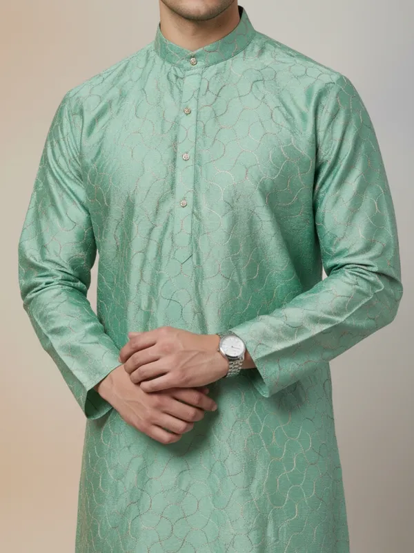 Mens_Kurta_-_Pista_Green