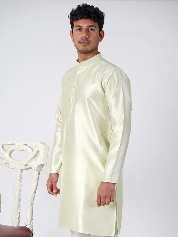 Light_Green_Solid_Cotton_Kurta_and_Pajama_Set_For_Mens