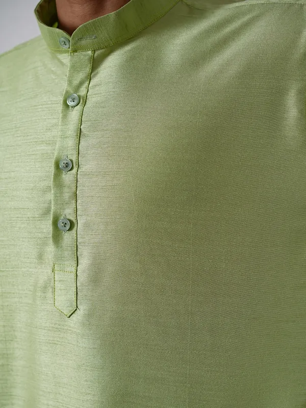 Light_Elaichi_Solid_Cotton_Kurta_and_Pajama_Set_For_Mens_