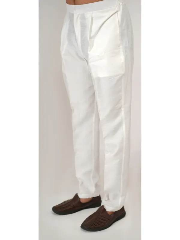 Yellow_Solid_Cotton_Kurta_and_Pant_Pajama_Set_For_Men's_