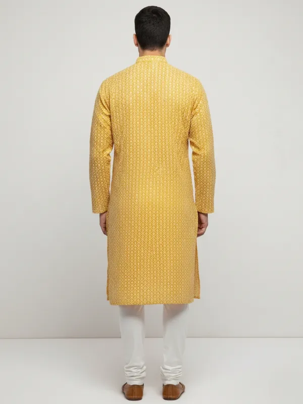Mens_Kurta_-_Yelllow
