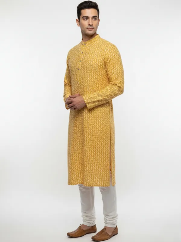 Mens_Kurta_-_Yelllow