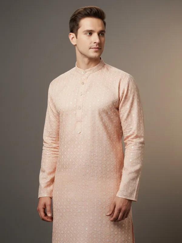 Mens_Kurta_-_Pastel_Peach