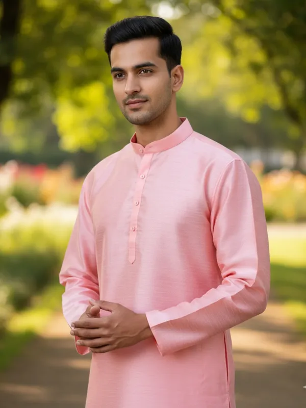 Dark_Pink_Cotton_Kurta_Bold_&_Vibrant_Statement