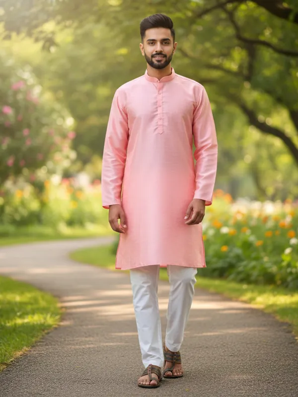 Dark_Pink_Cotton_Kurta_Bold_&_Vibrant_Statement