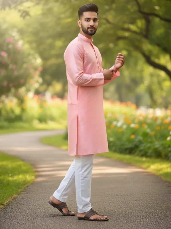 Dark_Pink_Cotton_Kurta_Bold_&_Vibrant_Statement