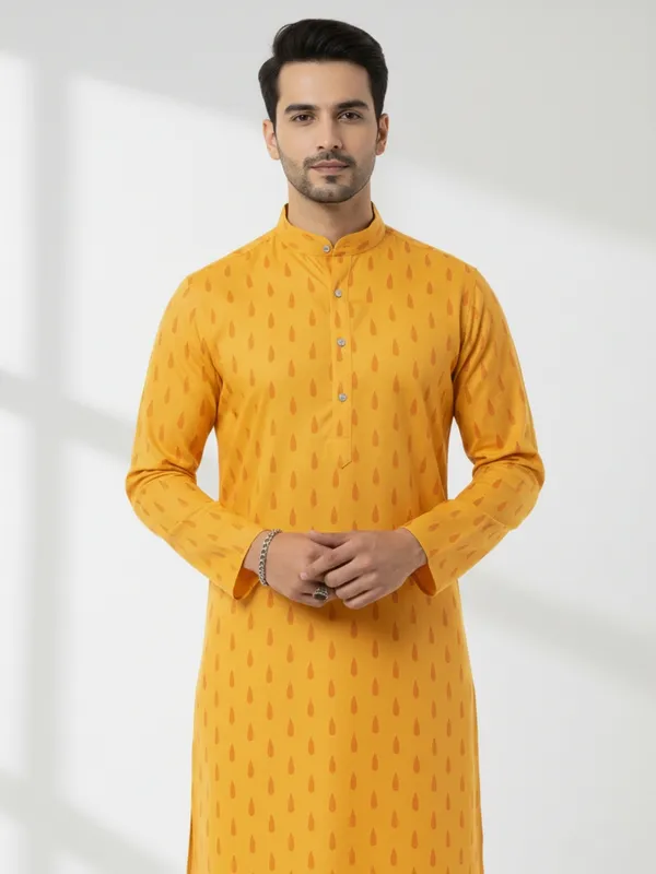 Mens_Kurta_-_Yellow