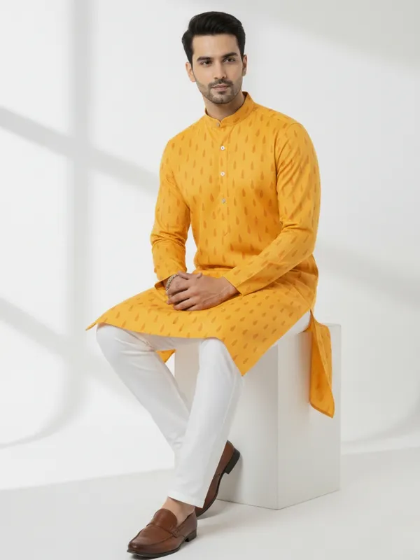 Mens_Kurta_-_Yellow