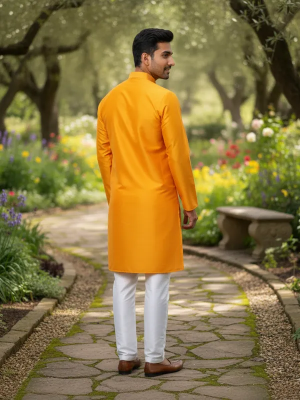 Dark_Yellow_Cotton_Kurta_Bold_&_Traditional