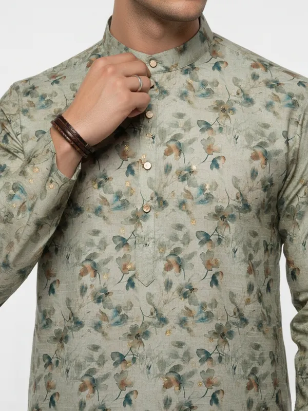 Mens_Kurta_-_Light_Olive_Green