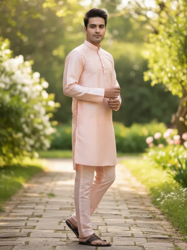 Light_Pink_Cotton_Kurta_Set_Trendy_Festive_Wear