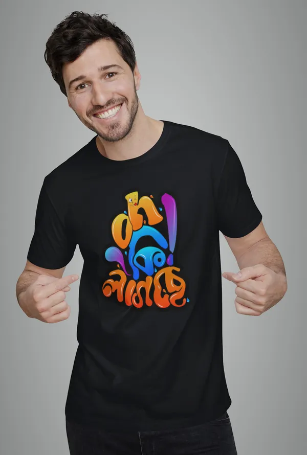 Black_Oh_Ki_Lagchebengali_Printed_Half_Sleeve_Premium_Cotton_Tshirt