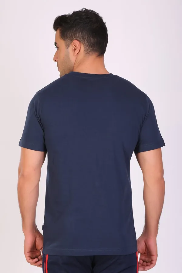 Navy_Blue_Rakha_Hari_Mare_Kebengali_Printed_Half_Sleeve_Premium_Cotton_Tshirt
