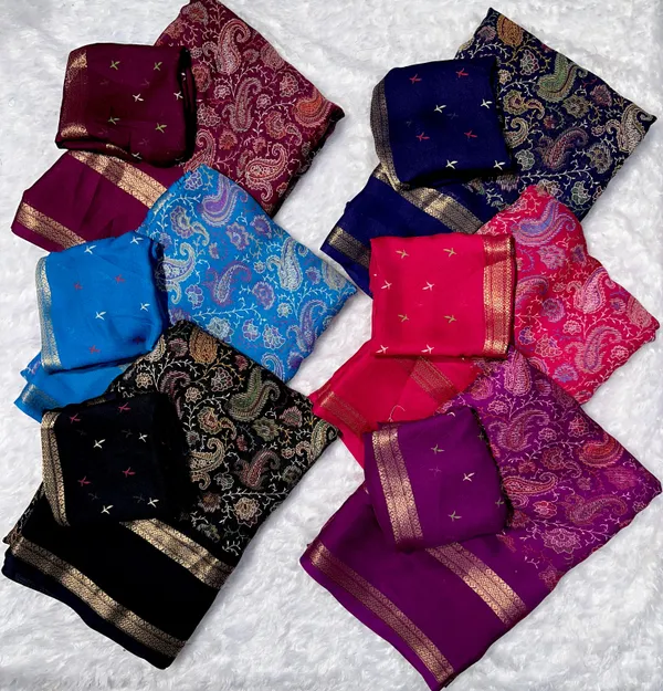 PURPLE_FLORAL_PRINT_SOFT_GEORGETTE_SAREE