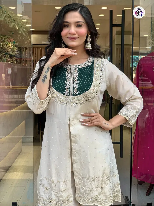 Green_Embroidered_Straight_Kurta_Set_For_Women