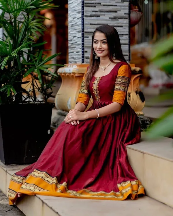 Maroon_Full-Length_Anarkali_Gown_Kurti_For_Women