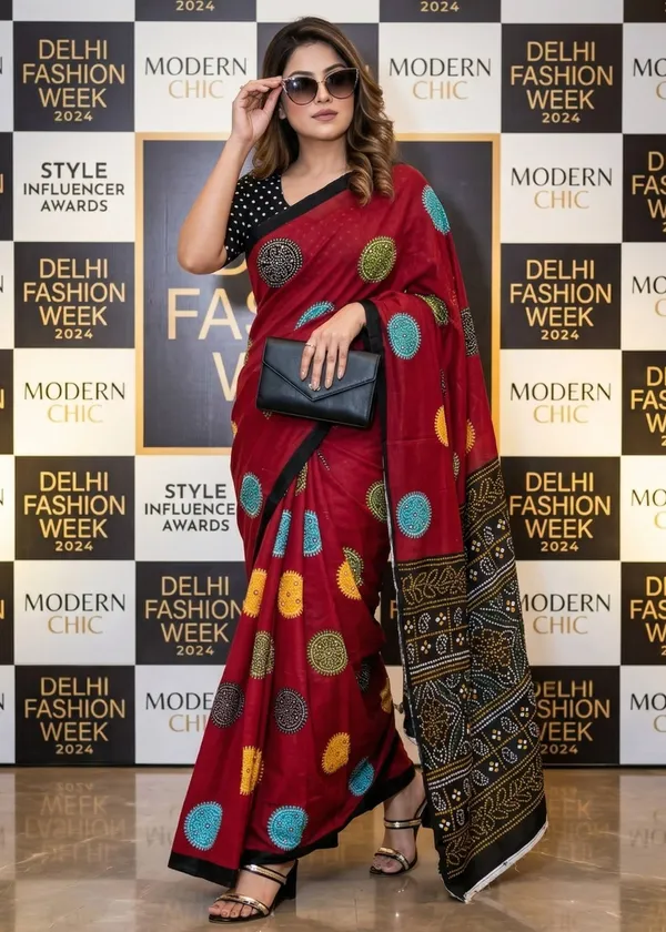 Bandhani_Block_Printed_Cotton_Sarees