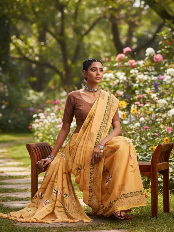 ORIGINAL_HAND_PAINT_WITH_HAND_BLOCK_NECHRAL_COLOUR_SAREES