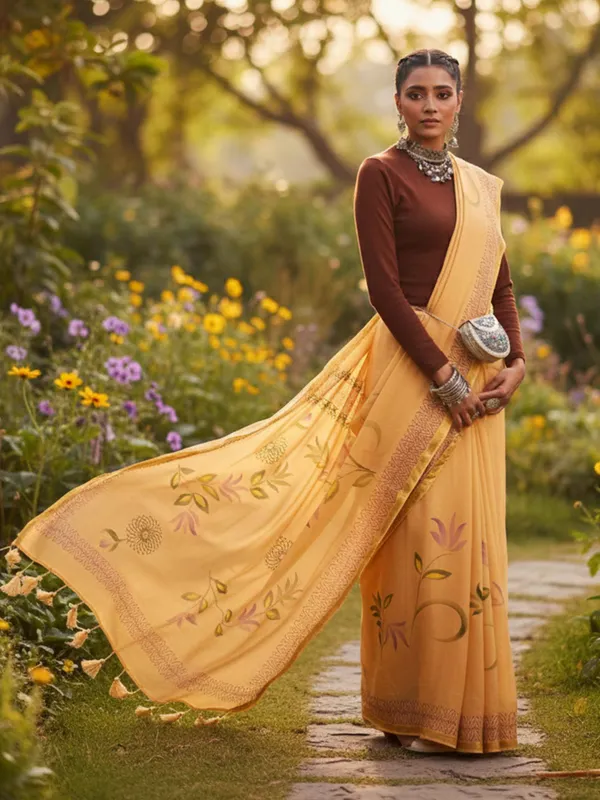 ORIGINAL_HAND_PAINT_WITH_HAND_BLOCK_NECHRAL_COLOUR_SAREES