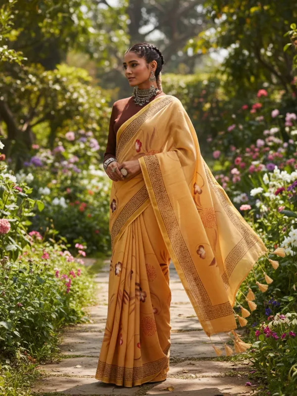 ORIGINAL_HAND_PAINT_WITH_HAND_BLOCK_NECHRAL_COLOUR_SAREES