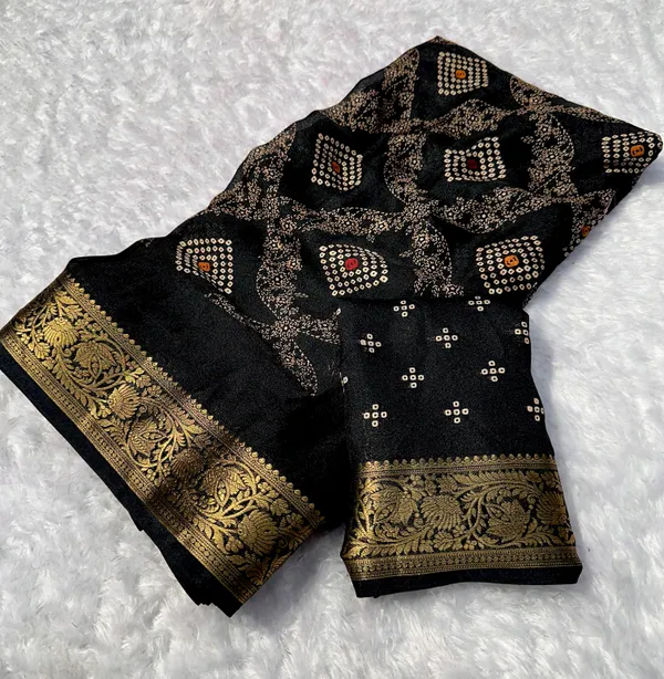 Marsh_Mellow_foil_Print_Saree
