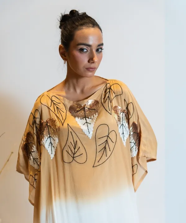 Camel_Beige_To_Ivory_Ombre_Embellished_Kaftan_Dress_For_Women