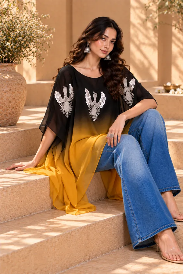 AMBER_GLOW_OMBRE_KAFTAN_TOP