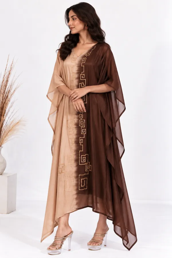 CARAMEL_DUSK_OMBRE_KAFTAN_DRESS_FOR_WOMEN
