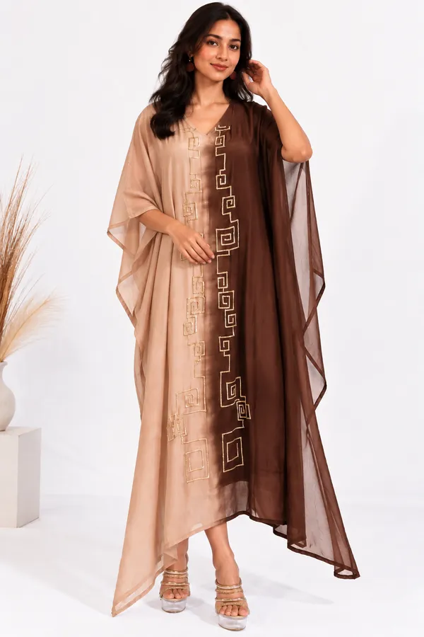 CARAMEL_DUSK_OMBRE_KAFTAN_DRESS_FOR_WOMEN