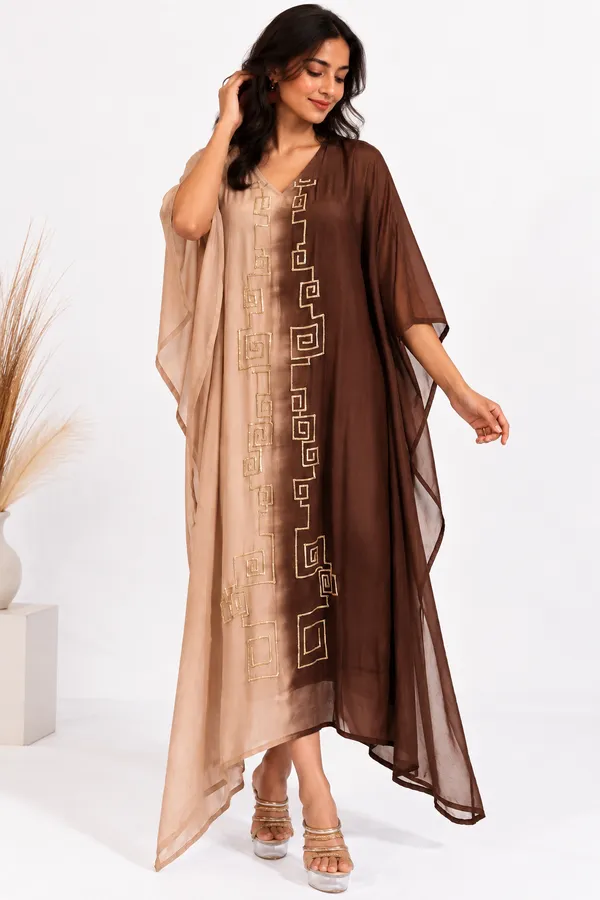 CARAMEL_DUSK_OMBRE_KAFTAN_DRESS_FOR_WOMEN