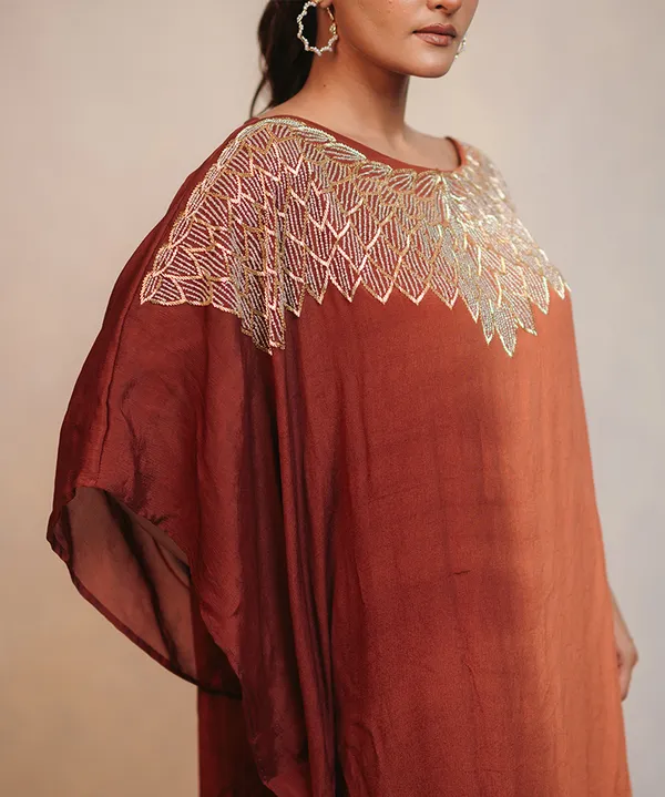 Cinnamon_Rose_Hand_Embroidered_Dress_For_Women