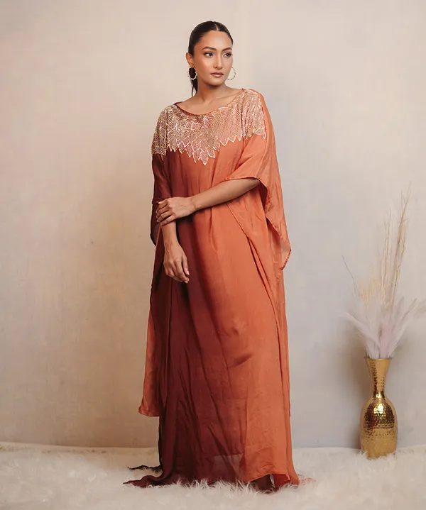 Cinnamon_Rose_Hand_Embroidered_Dress_For_Women