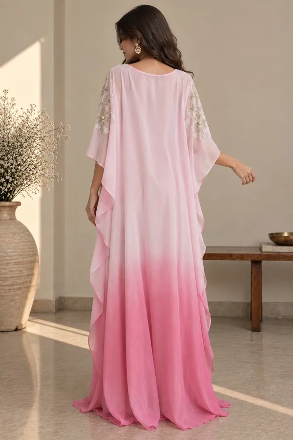 Elegant_Pink_Floral_Embroidered_Kaftan_Dress_For_Women