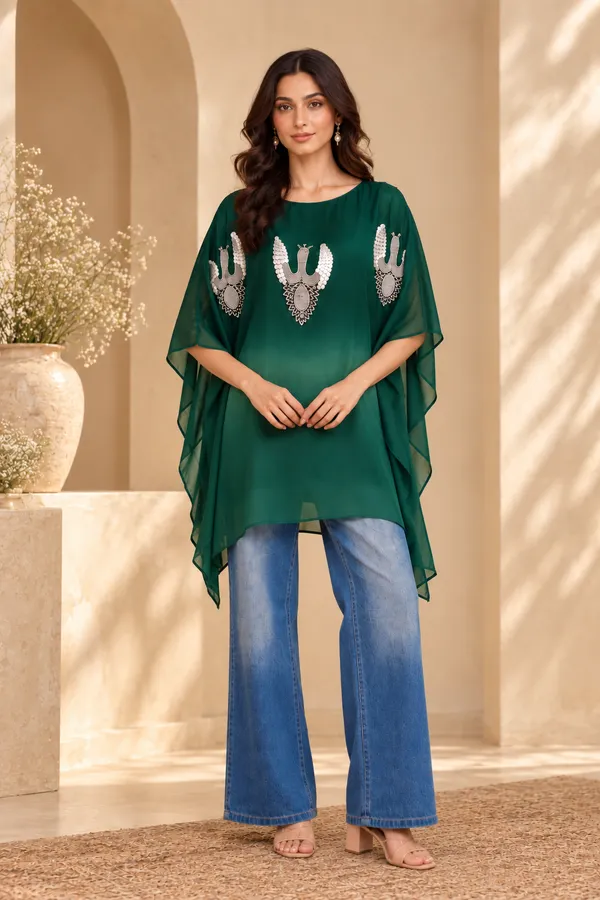 Emerald_Dusk_Ombre_Kaftan_Top