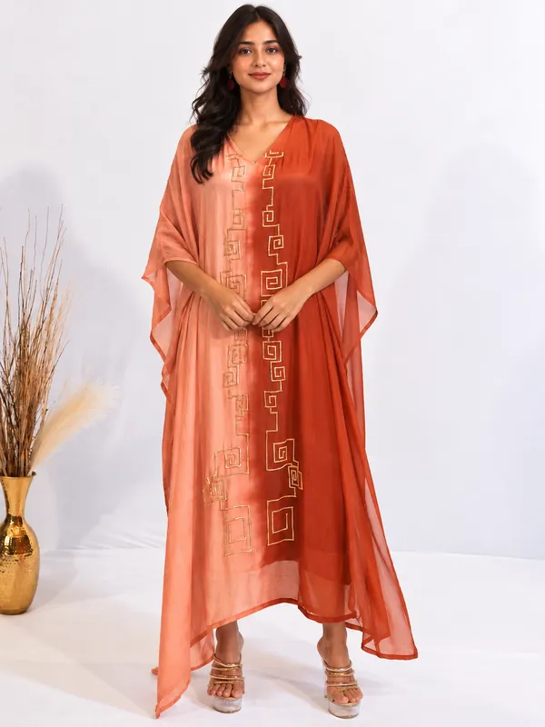 FLAME_AND_BLUSH_OMBRE_KAFTAN_DRESS_FOR_WOMEN
