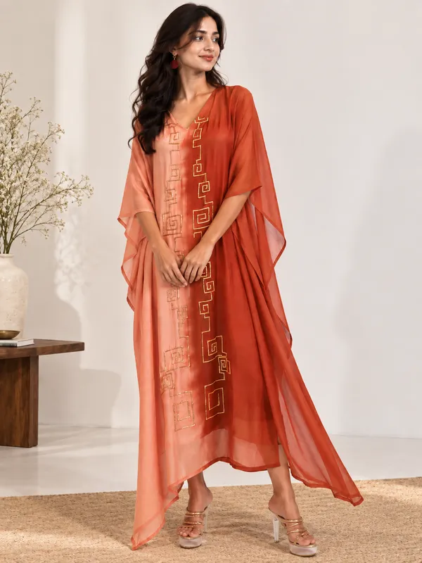 FLAME_AND_BLUSH_OMBRE_KAFTAN_DRESS_FOR_WOMEN