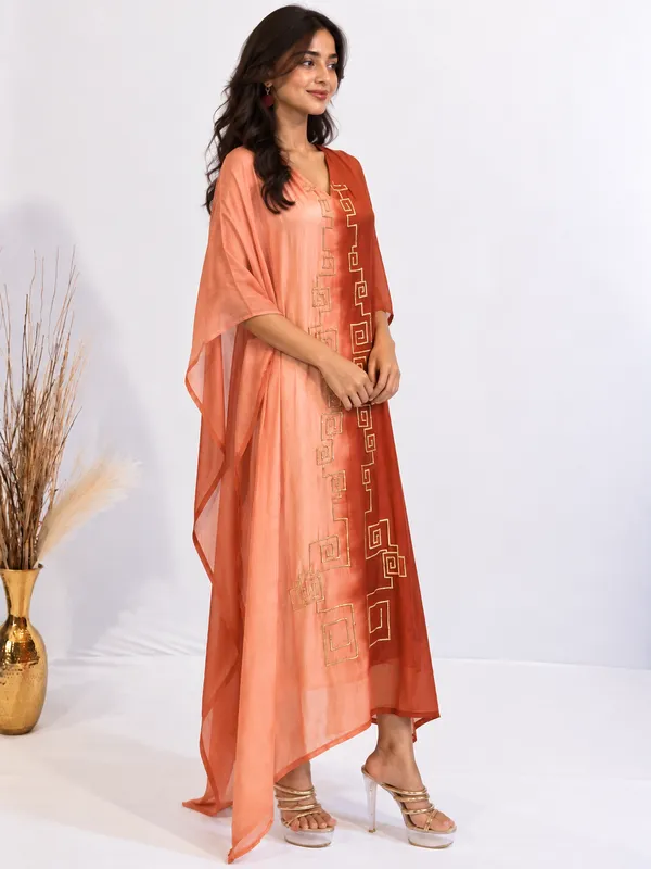 FLAME_AND_BLUSH_OMBRE_KAFTAN_DRESS_FOR_WOMEN