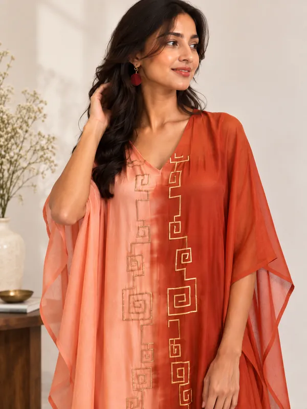 FLAME_AND_BLUSH_OMBRE_KAFTAN_DRESS_FOR_WOMEN