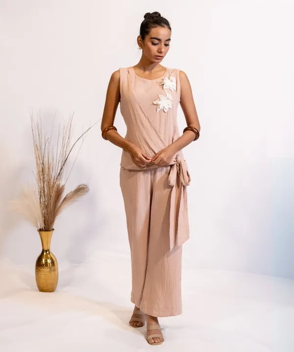 Minimalist_Nude_Beige_Cotton_Co-Ord_Set_For_Women