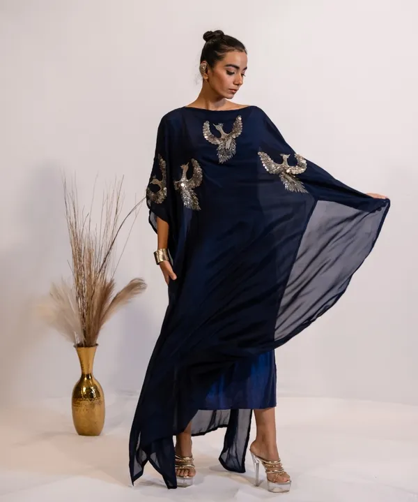 Regal_Navy_Blue_Embellished_Kaftan_For_Women