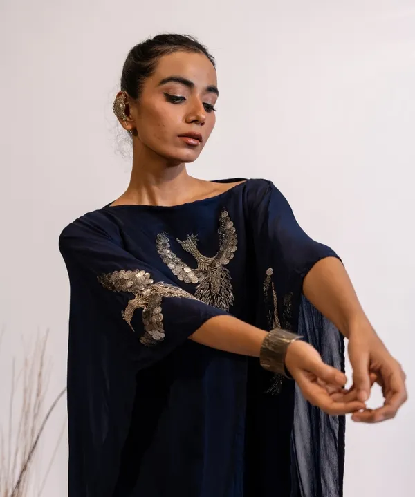Regal_Navy_Blue_Embellished_Kaftan_For_Women
