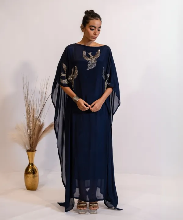 Regal_Navy_Blue_Embellished_Kaftan_For_Women
