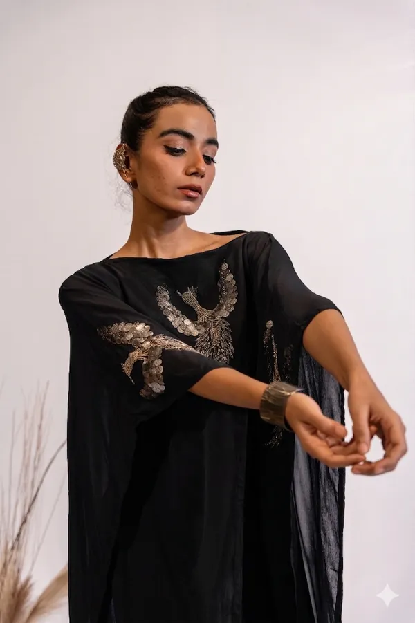 Regal_Black_Embellished_Kaftan_For_Women