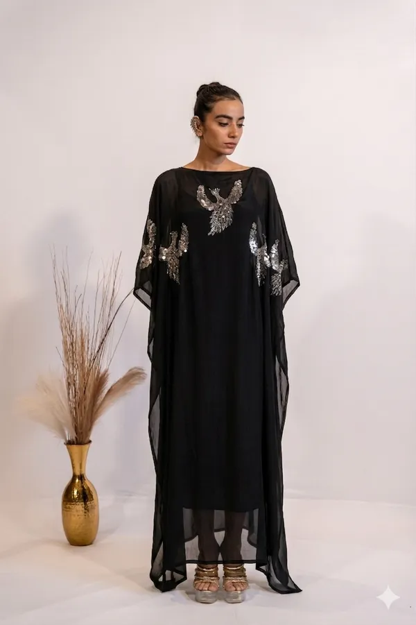 Regal_Black_Embellished_Kaftan_For_Women