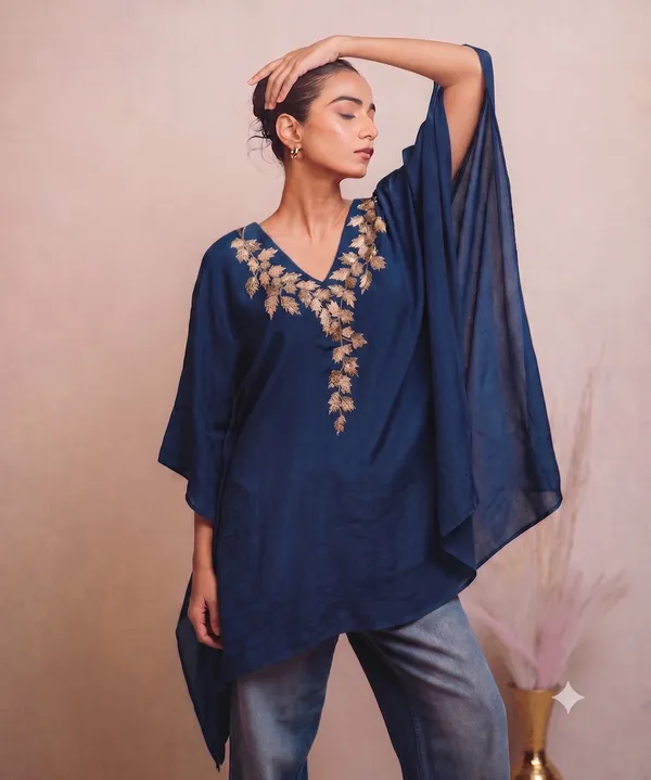 Regal_Navy_Kaftan_Tunic_with_Gold_Gilded_Embroidery