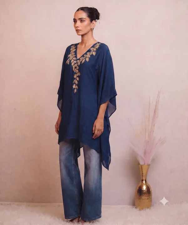 Regal_Navy_Kaftan_Tunic_with_Gold_Gilded_Embroidery