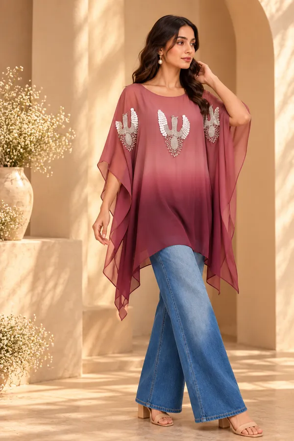 Rose_Mauve_Ombre_Kaftan_Top