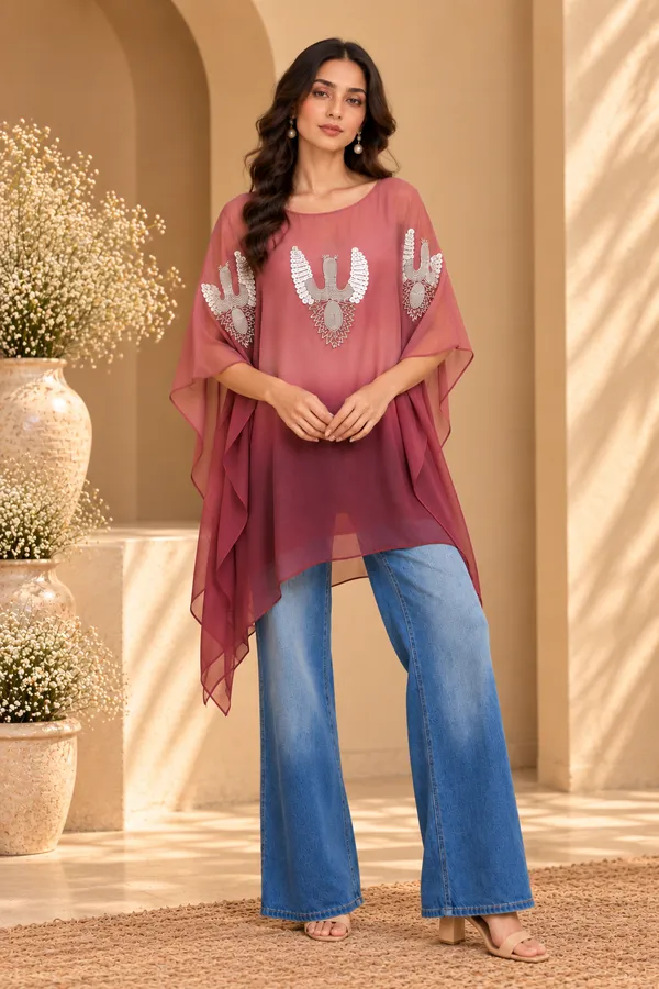 Rose_Mauve_Ombre_Kaftan_Top