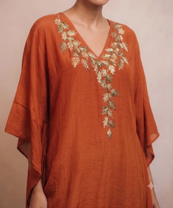 Sunset_Terracotta_Hand-Embroidered_Kaftan_Tunic_Top