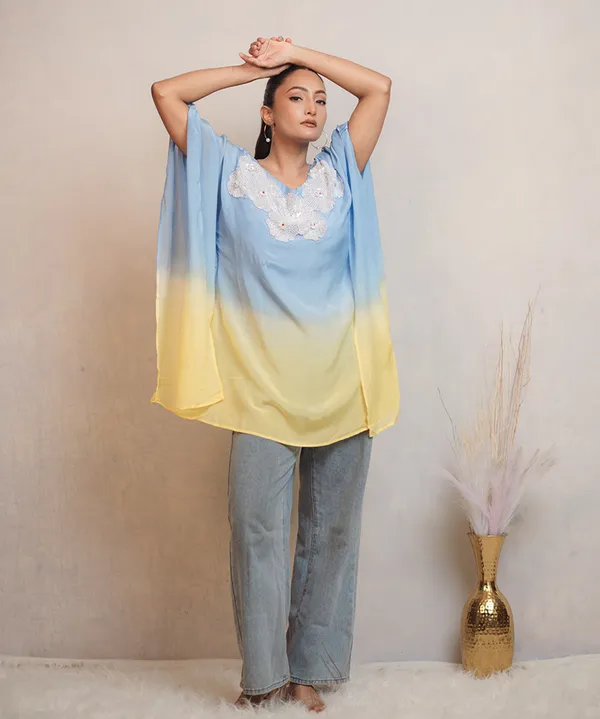 Bluebell_Sky_Ombre_Kaftan_Top